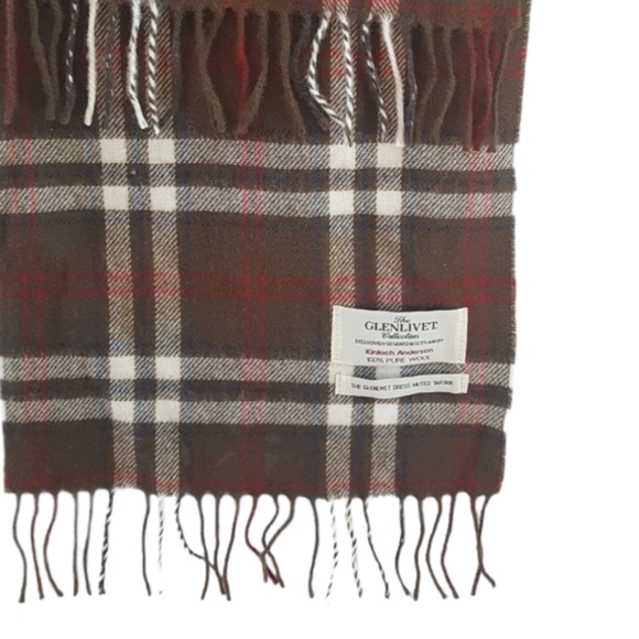 Kinloch Anderson- Glenlivet Collection Wool Scarf - Picture 2 of 4